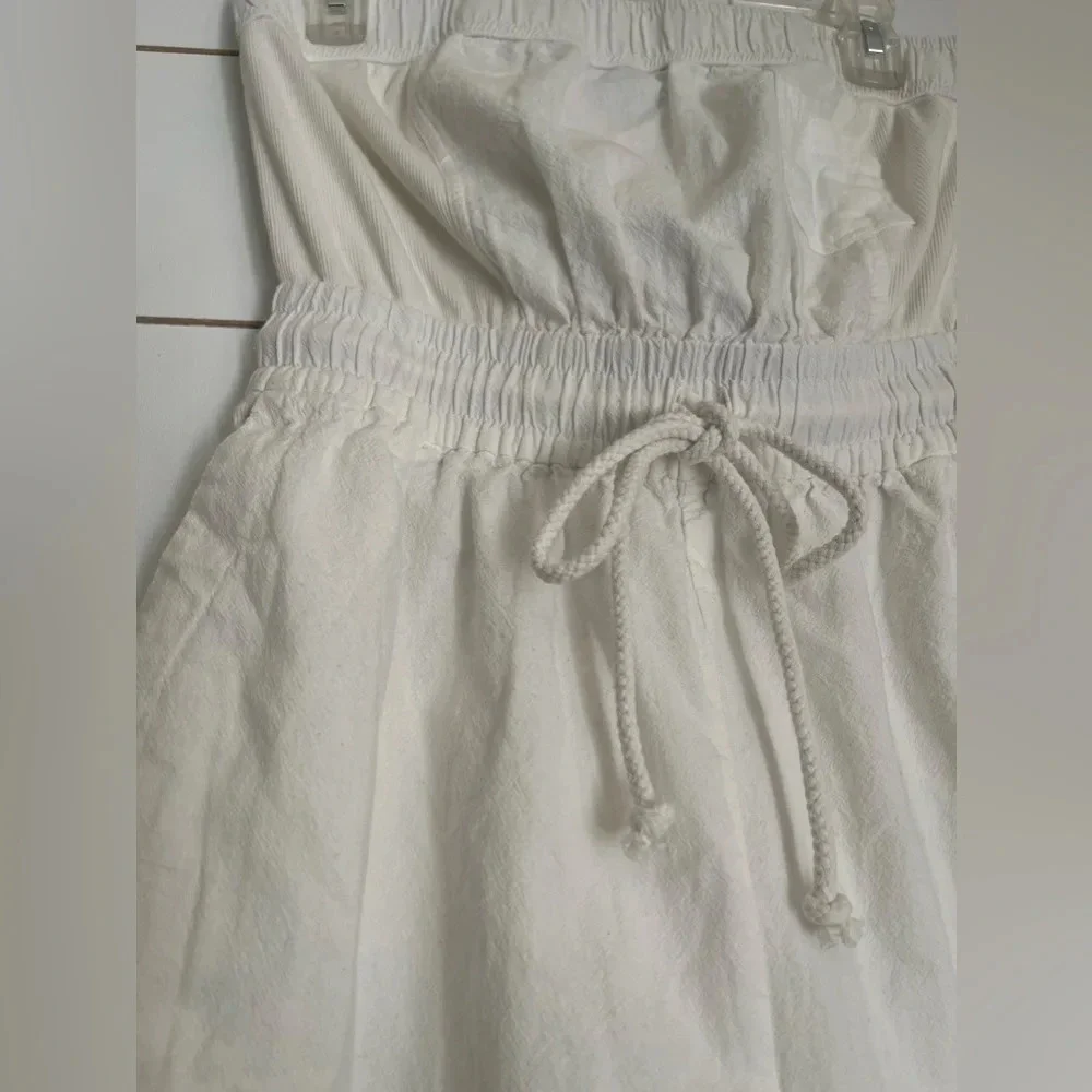 Free People FP Beach Akoi Tube Romper
Dress Ivory Smocked Solid nwot - Picture 12 of 16